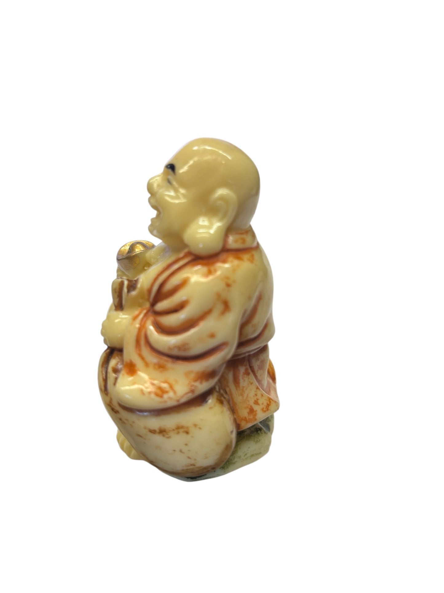 1599 - 3" Color Buddha - Ingot & Bag  |X-30|