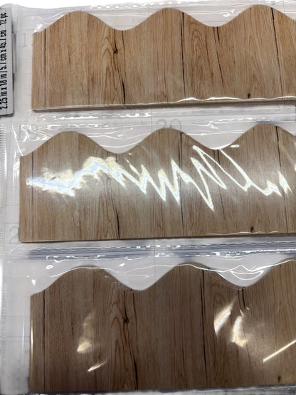 36787 - Bulletin Board Wood Look Border-3 Pack of 12 Pieces.  Each Piece is 18" Long |9-7|