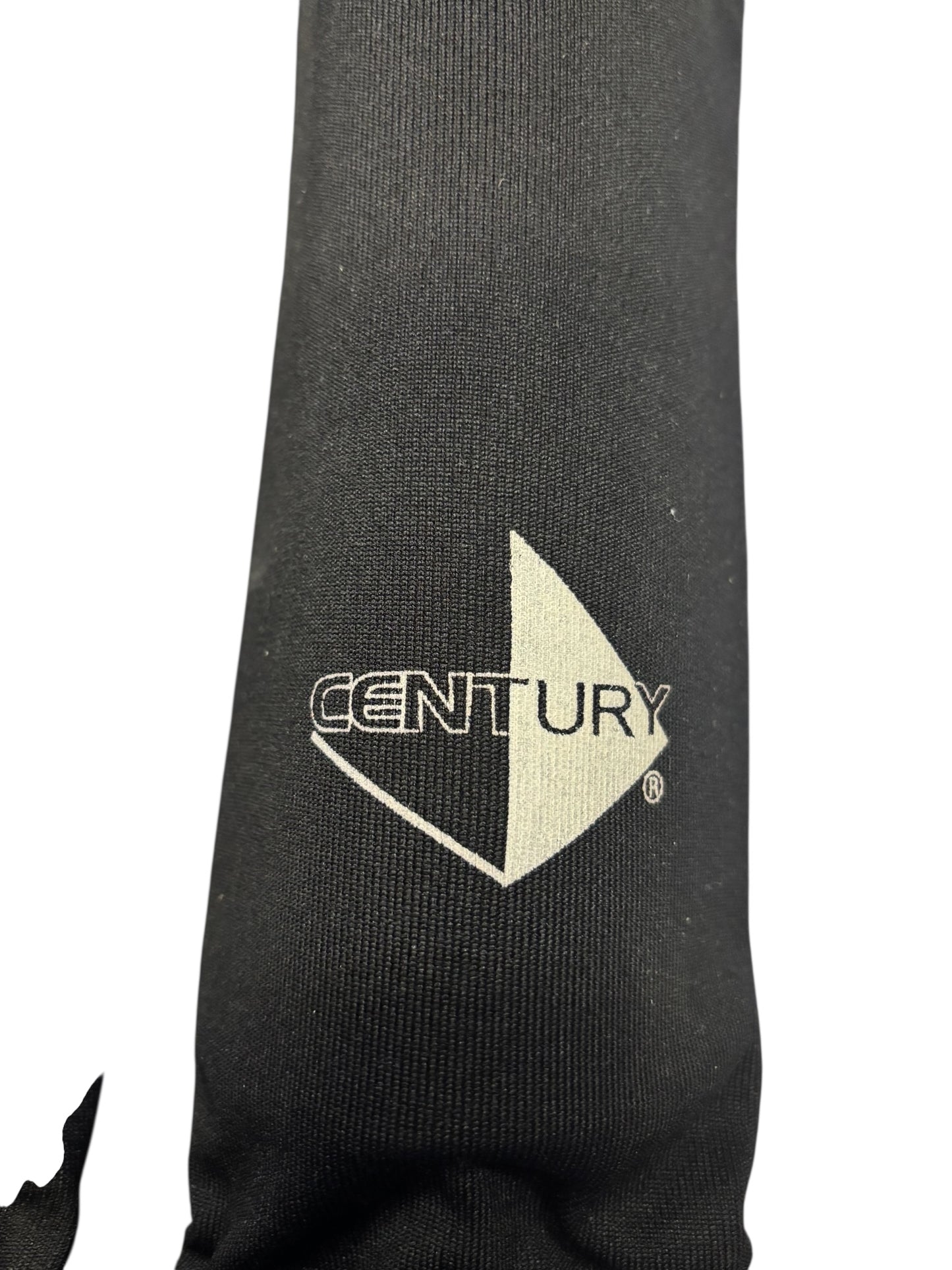 3385 - Karate Shin Guard X-Large Black Century Cloth |H-64|
