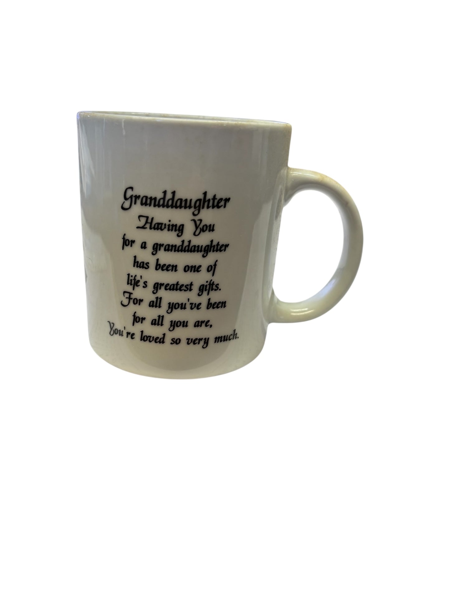 41503 - Ceramic Mug 10 Oz Having You for a Granddaughter |7-24|