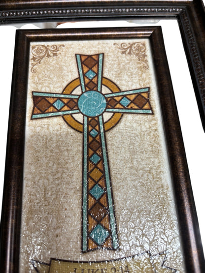 39651 - Luke 2:14 Glory to God Mirror Framed Print 13.5x8 |18-17|