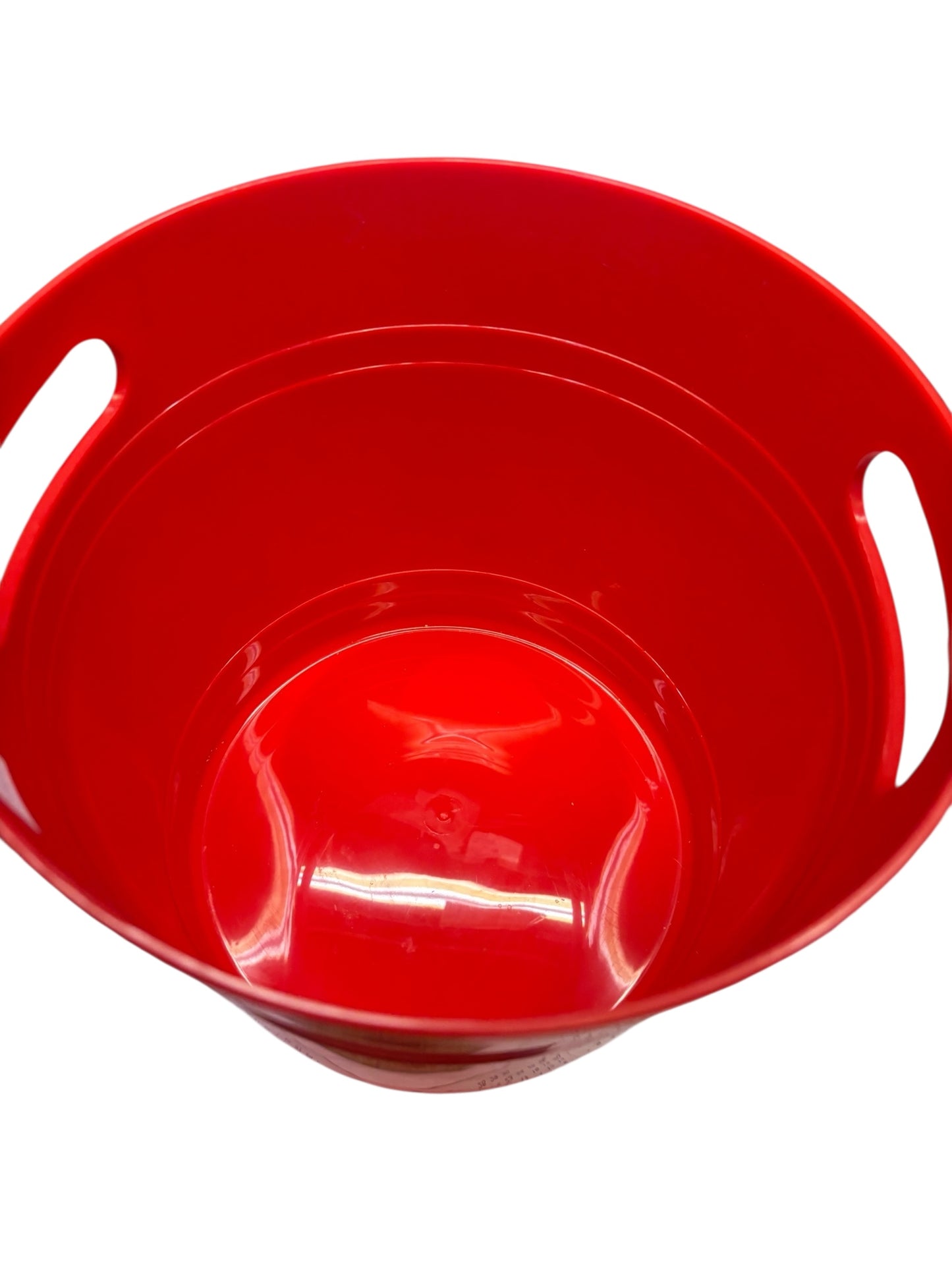 31072 - 12" Red Plastic Budweiser Bucket |10-10|