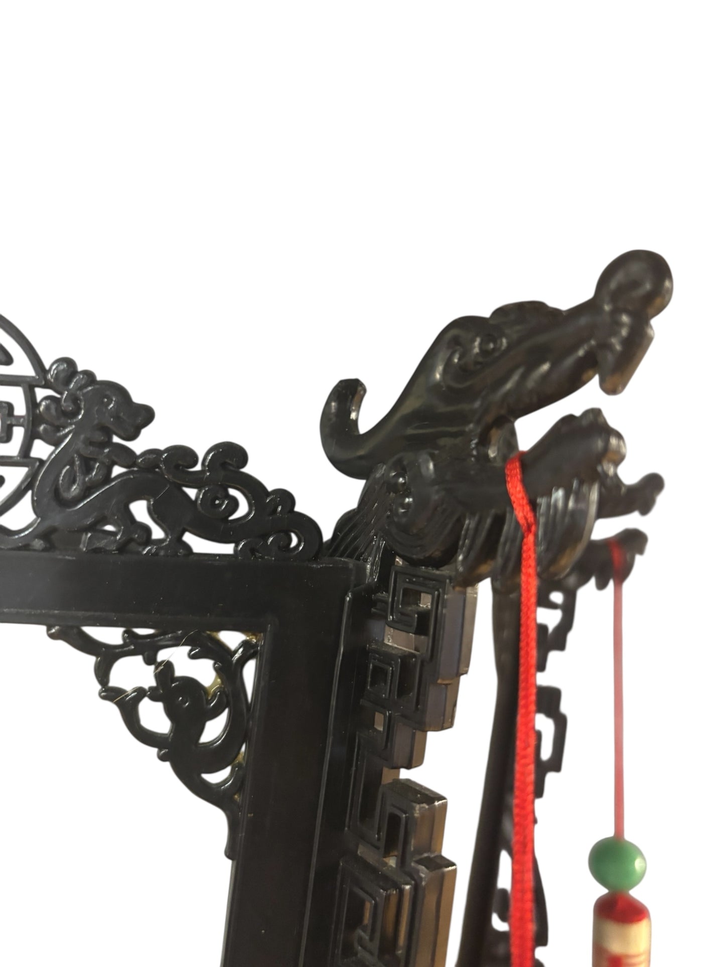 15201 - Wood Palace Lantern Wall Mount Hand Painted 13"x12" |Store| |13-28|