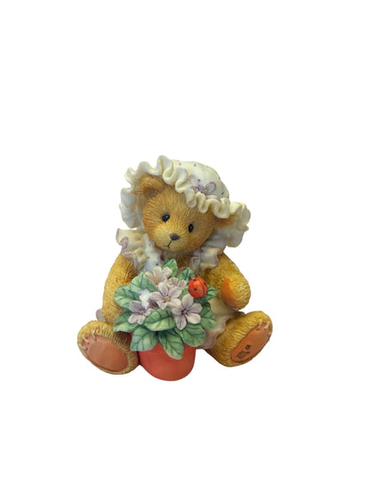 41719 - Cherished Teddies Collectible Figurine Violet |3-15|