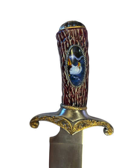 8787 - Knife Eagle Bowie 11.5" w/ Sheath Stainless Blade |93|Store|