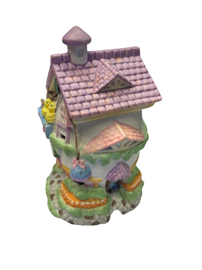 2197 - 6" Color Egg Station Easter Hand Painted Porcelain House |9-14|