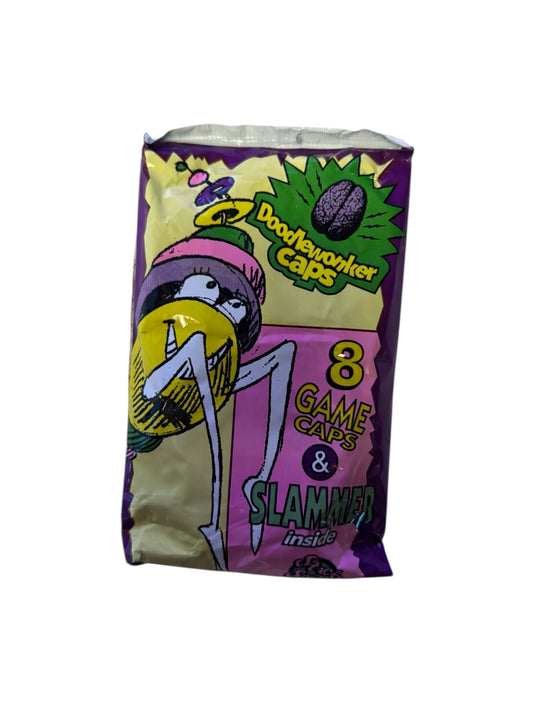 16847 - SEALED VINTAGE 1996 Doodlewonkers Caps 8 GAME CAPS AND 1 SLAMMER - |FR|SENT FOR LIST 3/26 CC