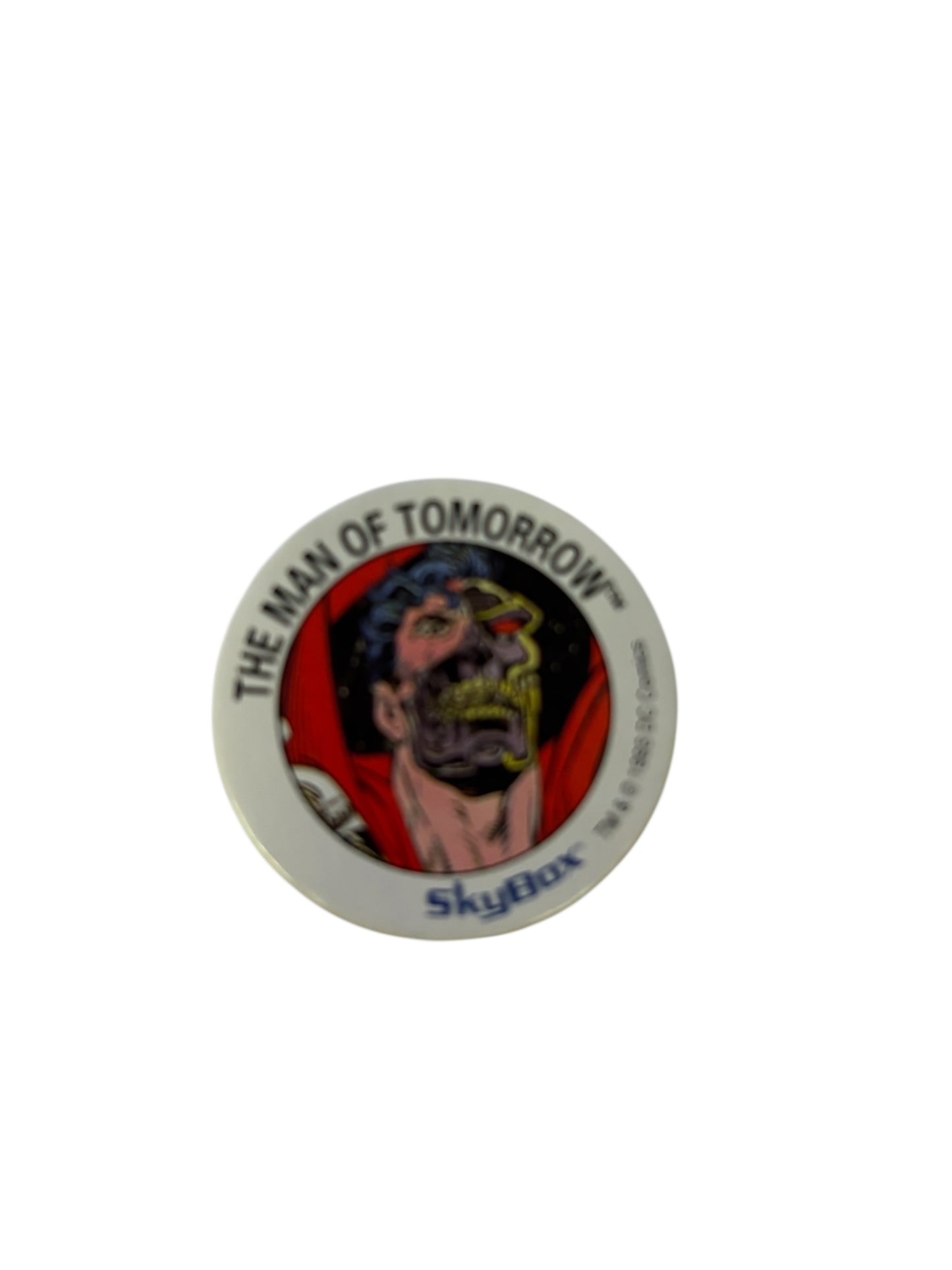 5695 - Vintage 1993 POG Milk Cap The Man of Tomorrow Skycap - FR|SENT FOR LIST 3/26 CC