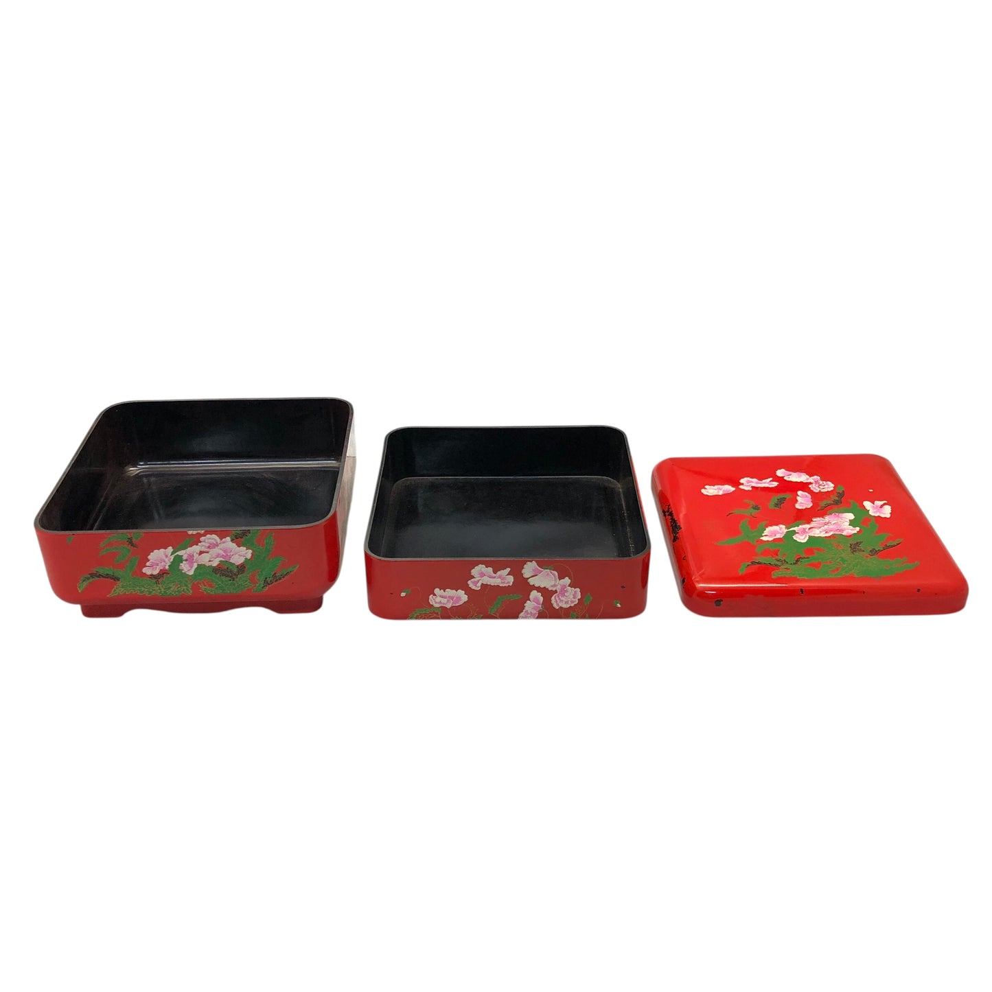 665 - Red Stacking Lacquerware |20-27|