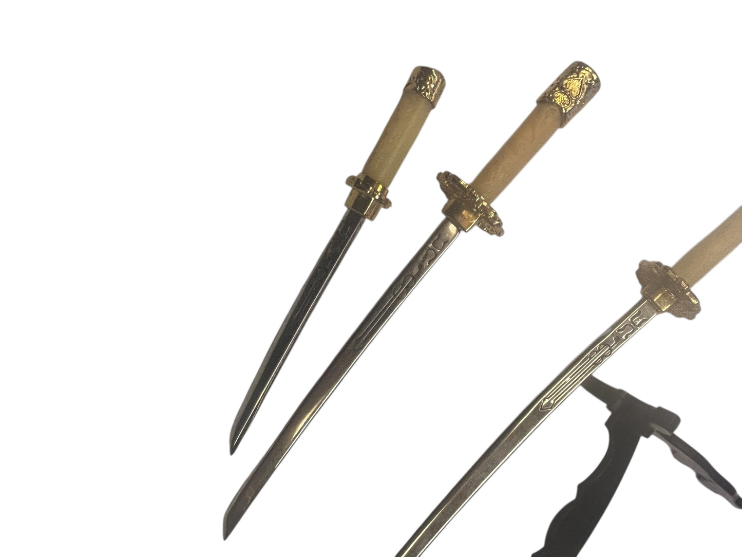 8080 - Replica Weapon Letter Openers With Stand - 3 swords |100/Store| (Processed)
