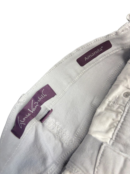 42903 - Size 8 Gloria Vanderbilt Amanda Jeans Light Gray |3-15|