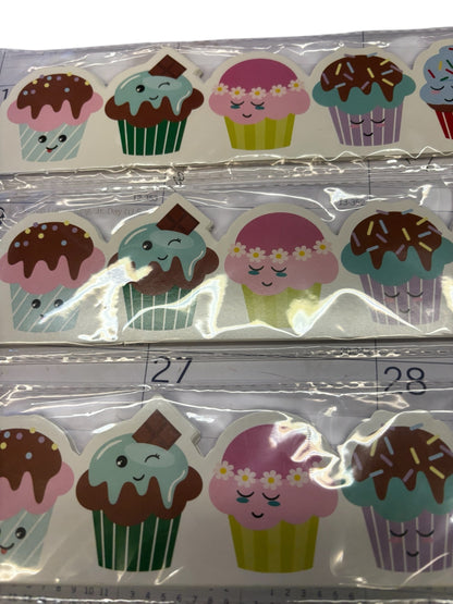 36788 - Bulletin Board Cupcake Border 3 Pack 36pc 2.25x18 Bulletin Borders |9-7|