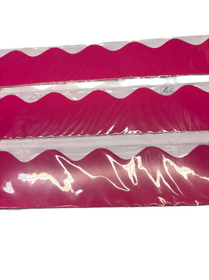 36795 -Bulletin Board Vivid Hot Pink Border Design-3pk/36pcs |9-7|