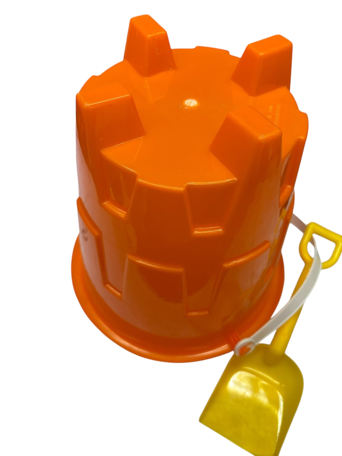 24851 - Set of two  8" Orange Pail With Shovel |6-11|