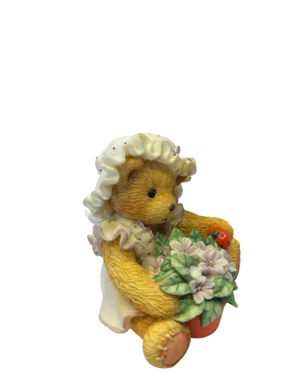 41719 - Cherished Teddies Collectible Figurine Violet |3-15|