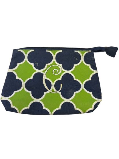 29677 - 8" Monogram Make Up Bag Letter C |16-19|