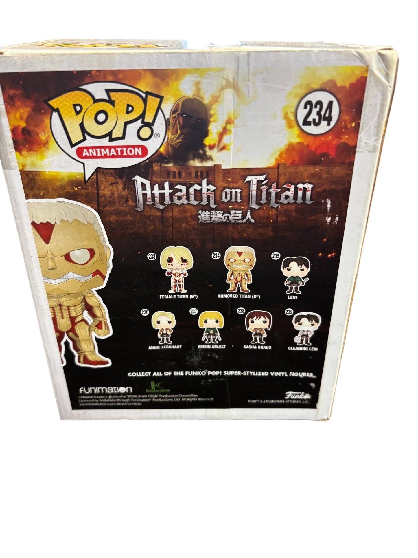 40182 - Funko Pop Armored Titan Figure |2-24|