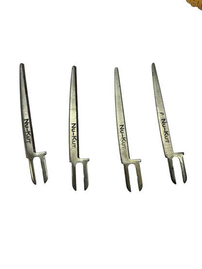 42936 - Nu-Kut Shear Blade Replacement 3.5" 15-T-Taper Set of 4" |BA-23|