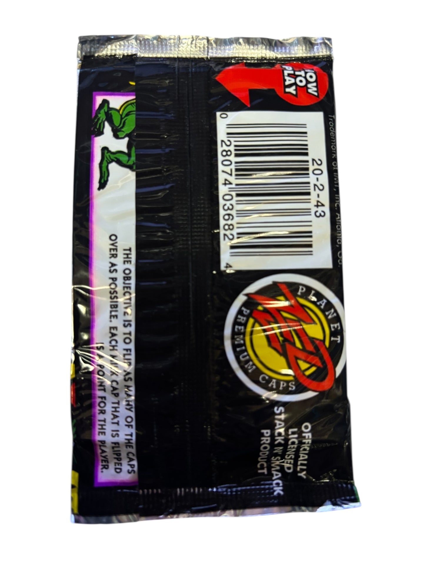 17339 - Planet ZED 8 Cap Pack VINTAGE UNOPEDE PREMIUM CAPS AND METAL SLAMMER - |FR| SENT FOR LIST 3/26 CC|
