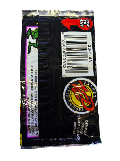 17339 - Planet ZED 8 Cap Pack VINTAGE UNOPEDE PREMIUM CAPS AND METAL SLAMMER - |FR| SENT FOR LIST 3/26 CC|