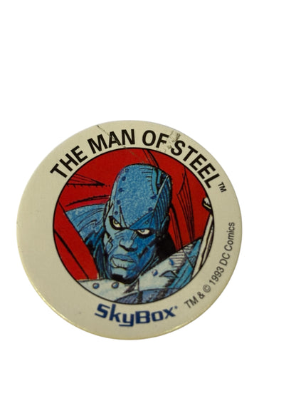 6213 - VINTAGE 1993 POG MILKCAP The Man of Steel Skycap - |FR|SENT FOR LIST 3/26 CC