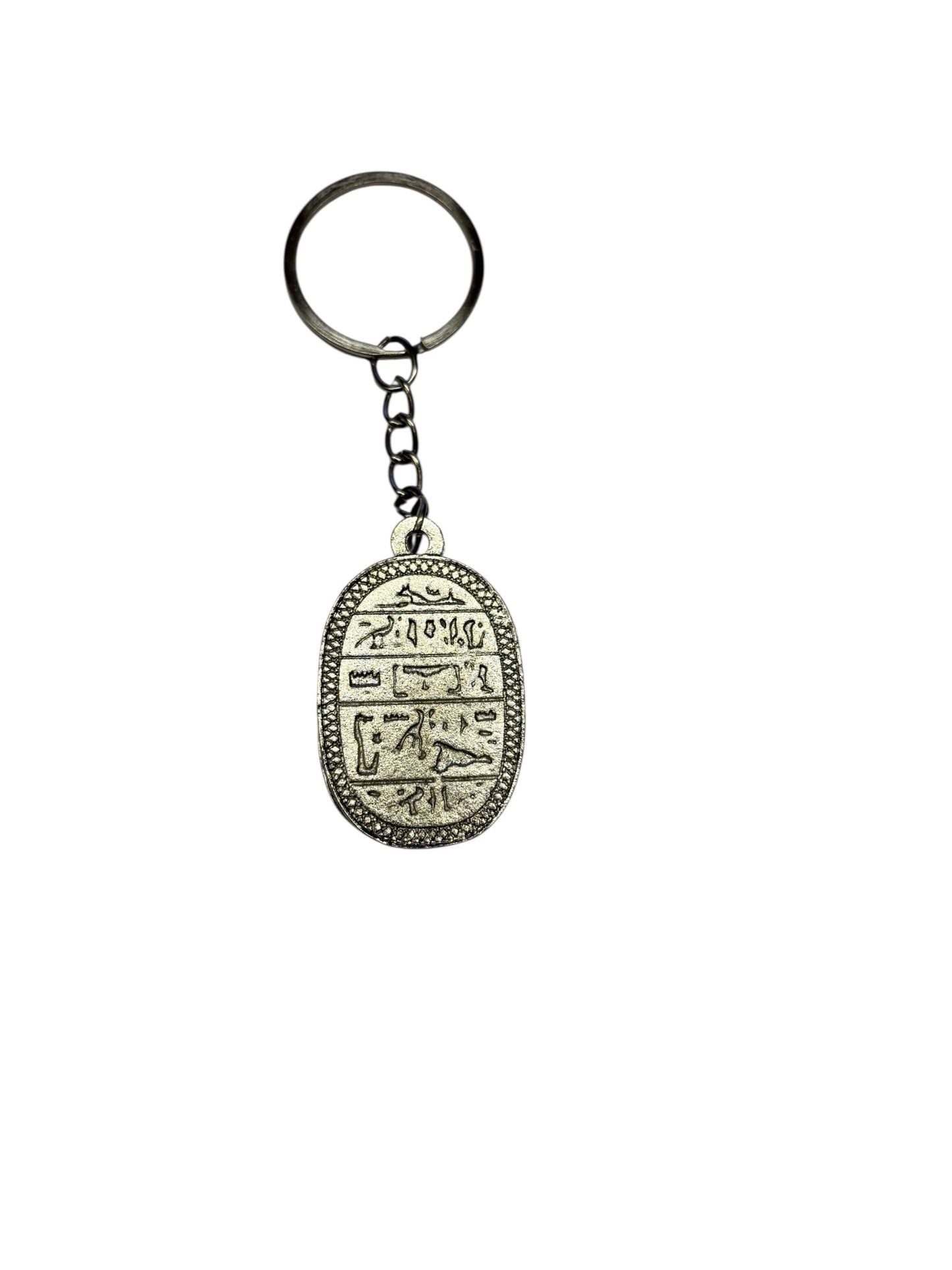 26453 - Keychain Scarab Navy Blue Bought in Egypt |DVD-37|