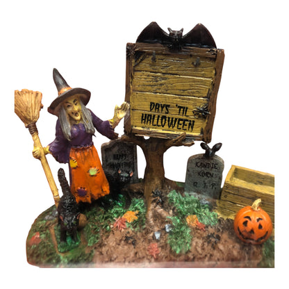 42466 - Lemax Countdown to Halloween 3/2 Number Card Only |Pod 2-14|