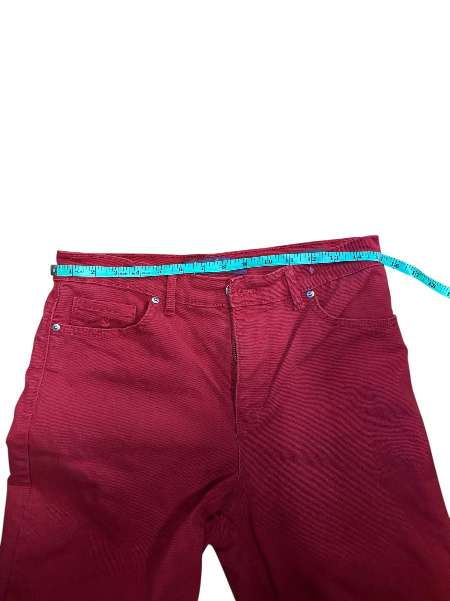 42517 - Gloria Venderbuilt Amanda Size 6 Red Crop Jeans |TBD|
