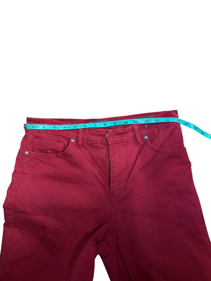 42517 - Gloria Venderbuilt Amanda Size 6 Red Crop Jeans |TBD|