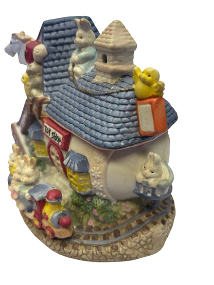 34287 - 5.5" Whimsical Vintage Bunny Toy Shop |20-18|