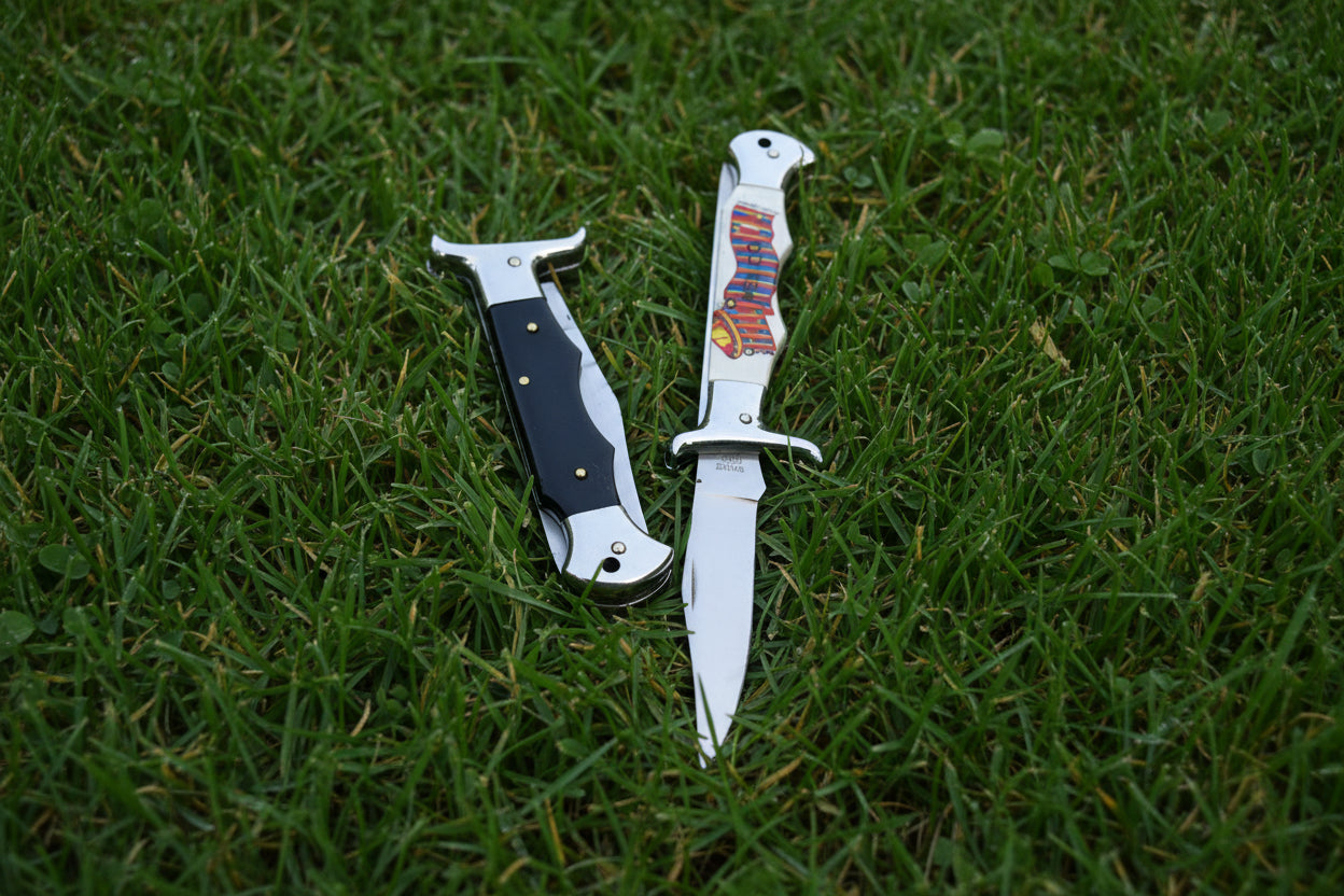 4408 - Set of Two 4.5" Closed Stainless Blade Mexico Knife |102||Store|