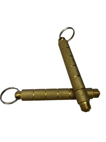 4435 - Set of Two Kubaton 4.5" w/ Knife Gold |86|
