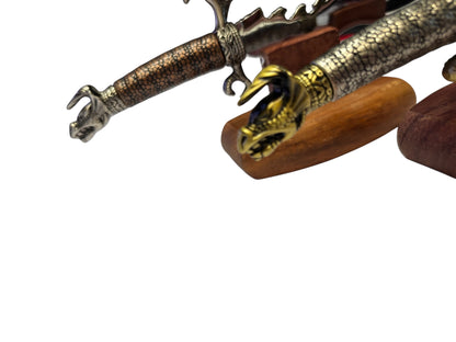 6303 - Set of 2 Elegant Metal Unicorn Letter Opener |85|