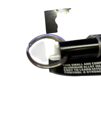 36969 - 2  SETS Self Defense Black 6" Metal Mini Stick Keyring |88| |92|