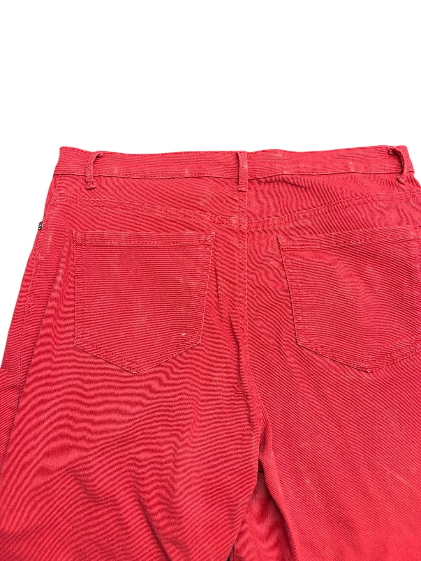 42517 - Gloria Venderbuilt Amanda Size 6 Red Crop Jeans |TBD|