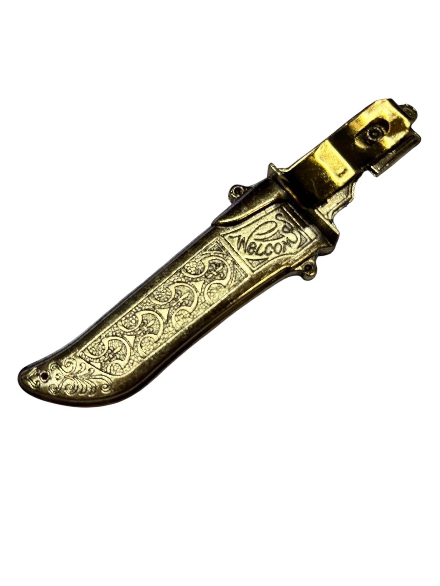 10817 - Set of 2 Ancient Eagle Gold Boot Knife 5" |81|