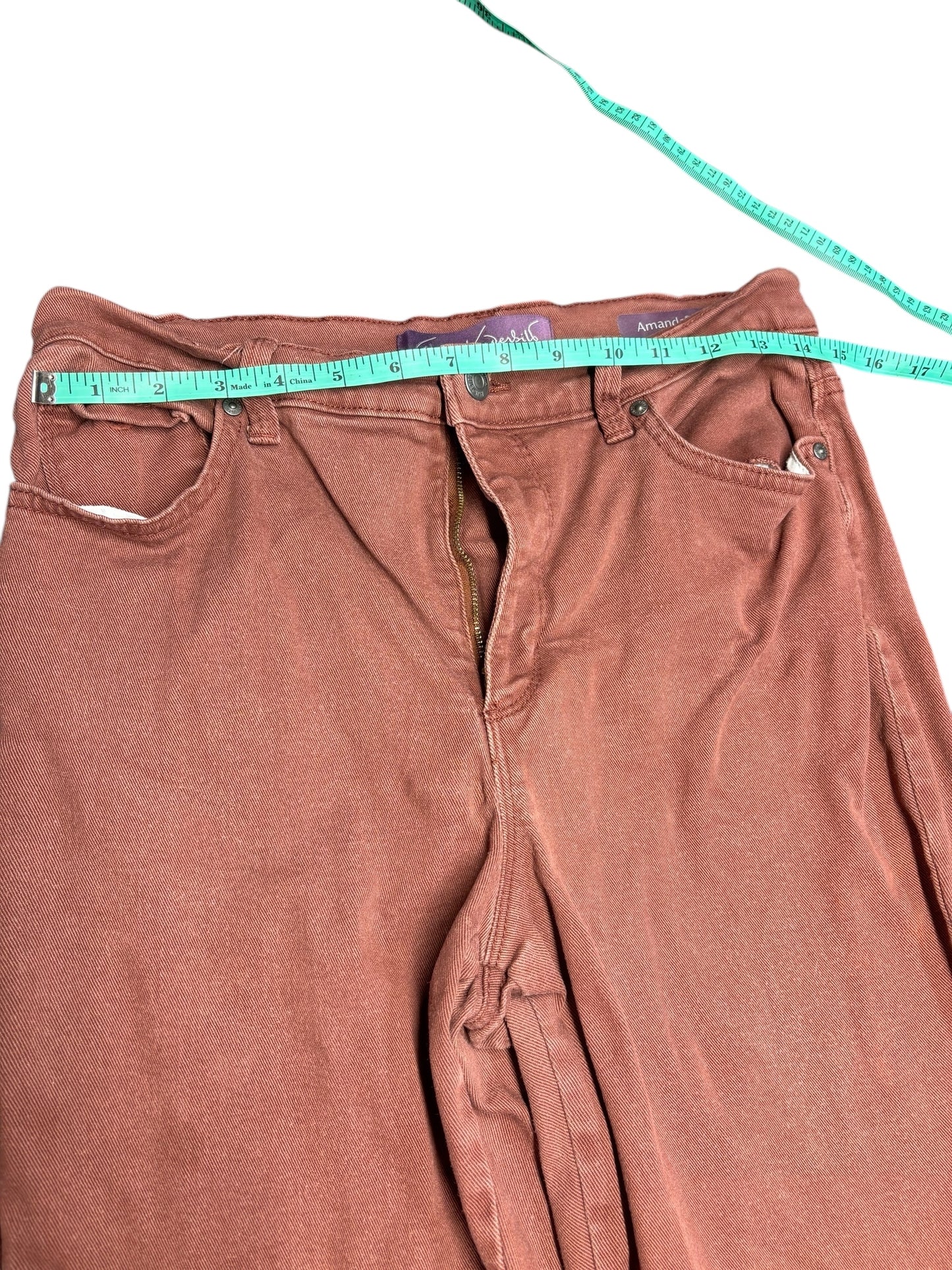 42464 - Amanda Gloria Vanderbuilt Brown Jeans Size 6 |3-15|