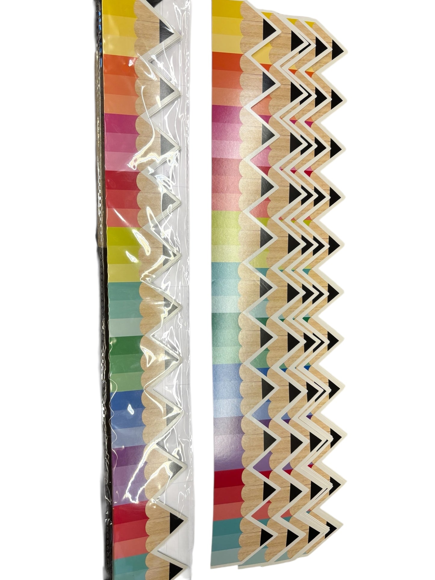 36784 - 60 Piece Total Pack of 5 Border Primary Pencil Trim 12pc 2.25x18 |9-7|