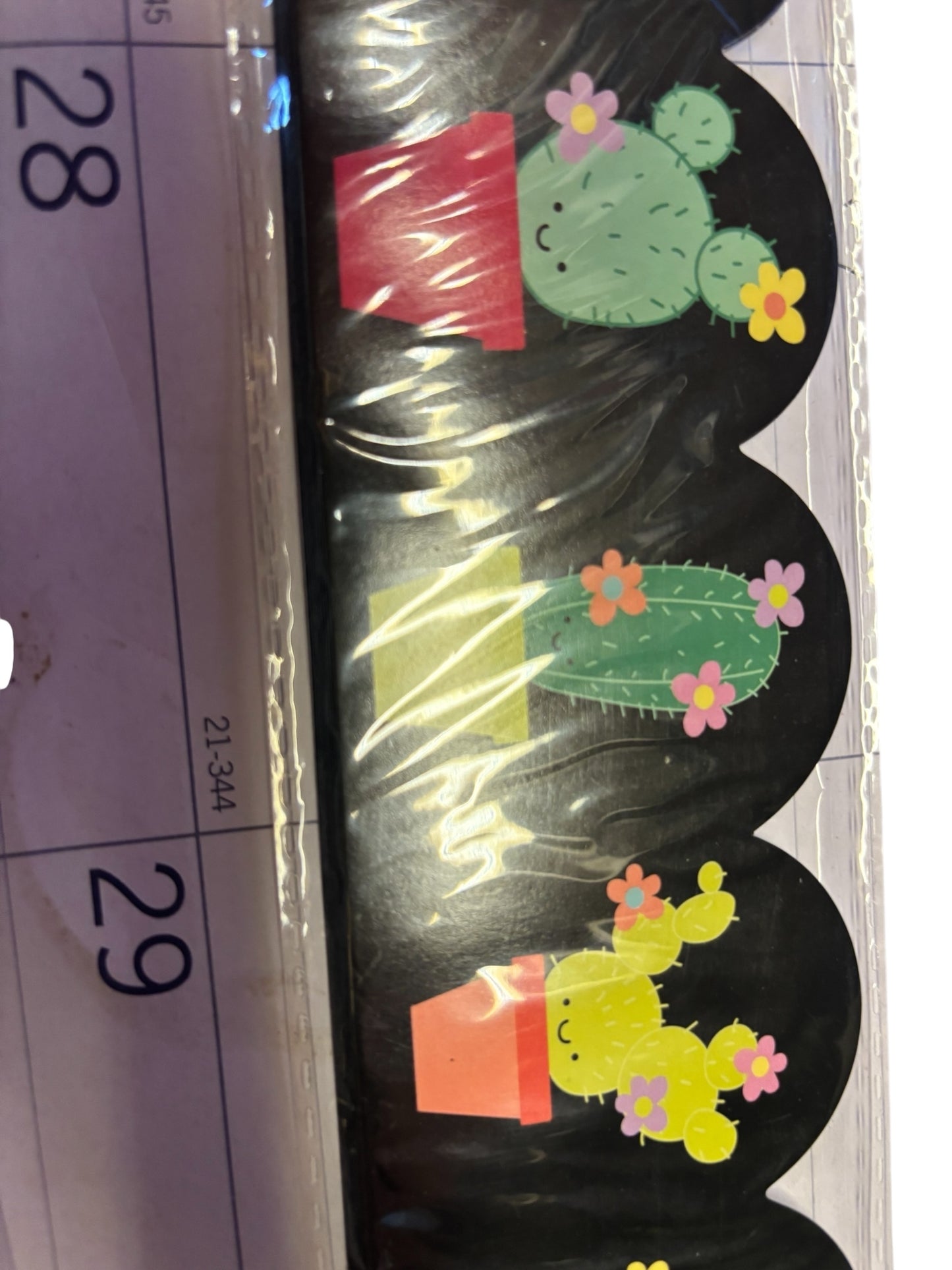 36796 -Bulletin Board Vibrant Cactus Border |9-7|