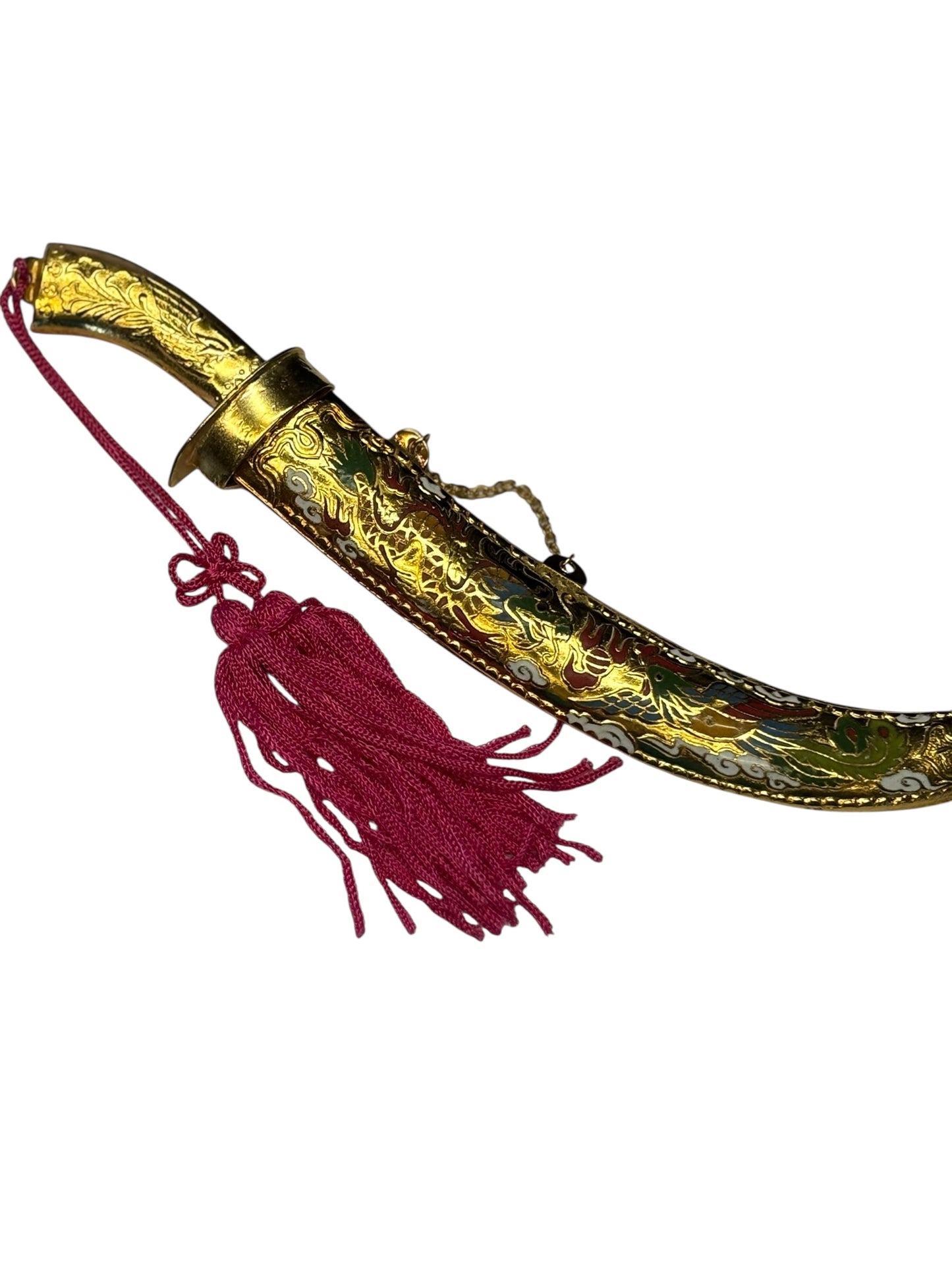 13233 - 7" Gold Letter Opener Closinne Broadsword Dragon |85|