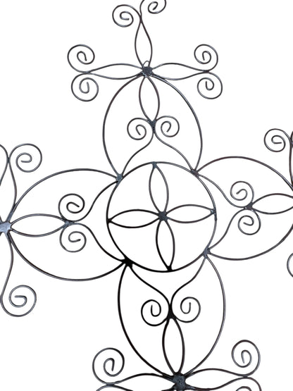 42428 - 22-Inch Metal Wire Cross Inside Outside Decor |18-21|
