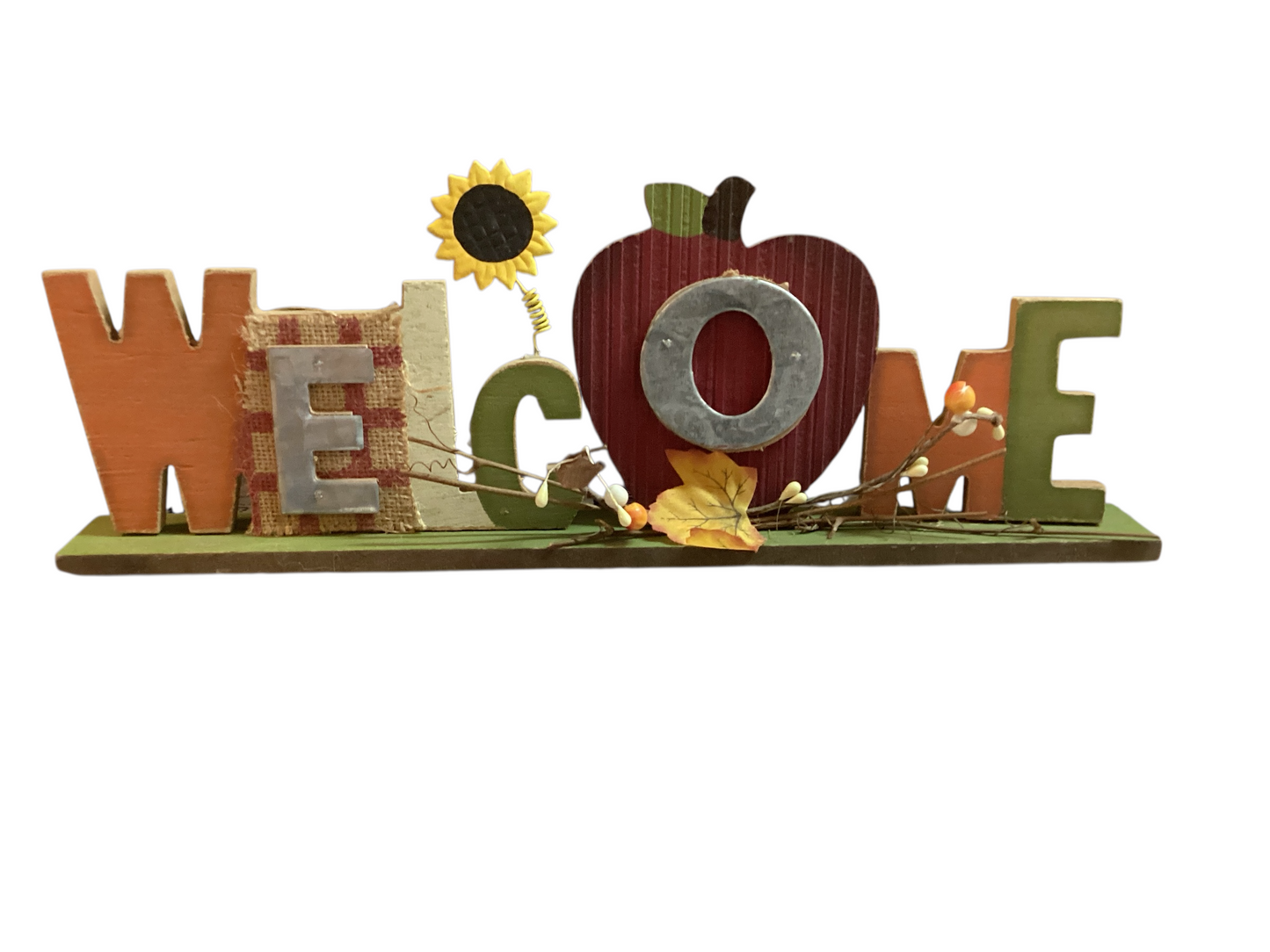 4614 - 14" Welcome Wood Sign |Pod 2-59|