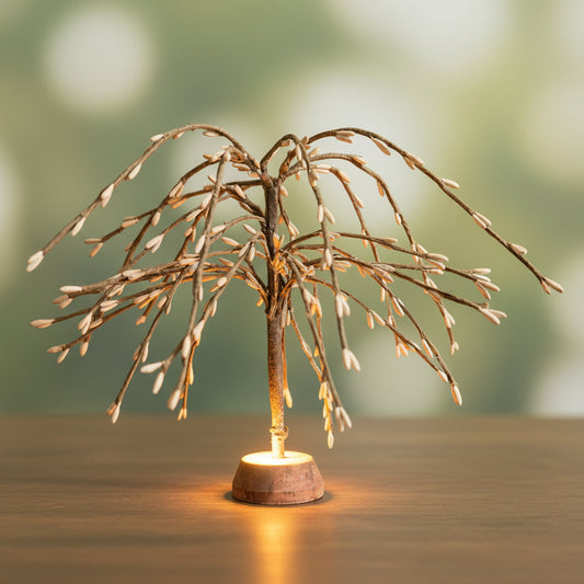 48338 - WILLOW TREE 12-Inch Decorative Pip Berry Tree - Rustic Tabletop Decor |H-3|