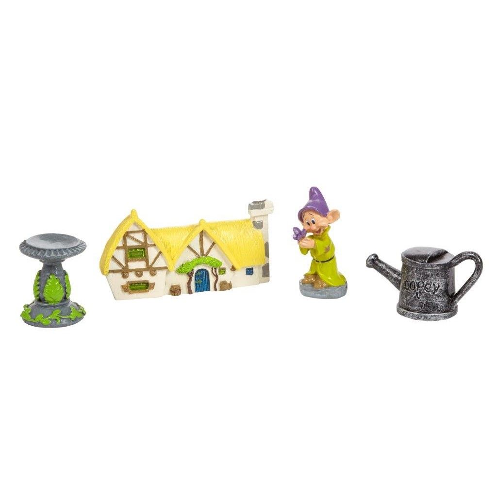 5655 - 4pc Dopey House Birdbath Can - |5-12|