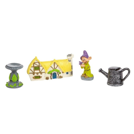 5655 - 4pc Dopey House Birdbath Can - |5-12|