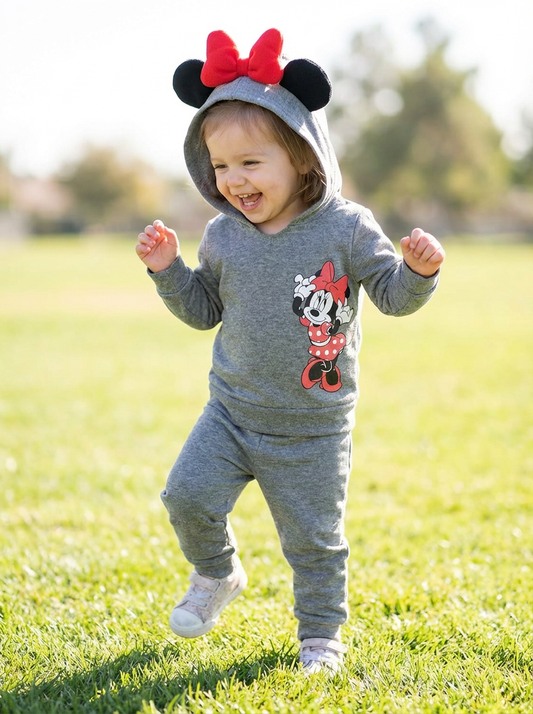 3126 - Minnie Gray Outfit With Bow |28-B|
