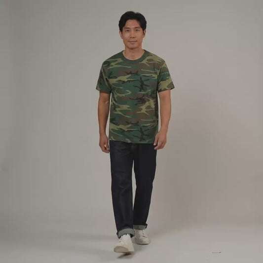 41314 - 3 Pack New Adult Small Camo T Shirts |TBD|