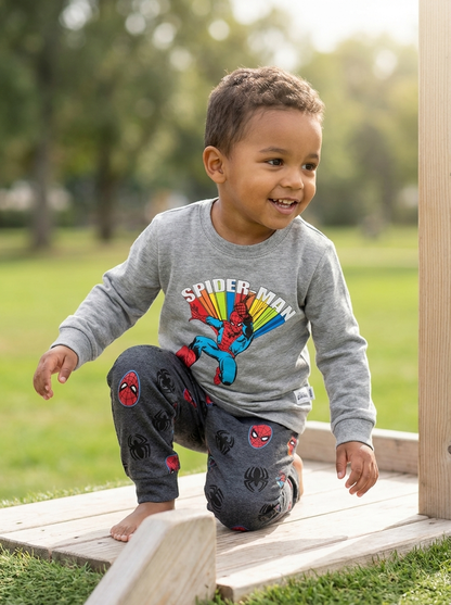 2731 - Spiderman Baby Toddler Pants Shirt Set |BHB-14|